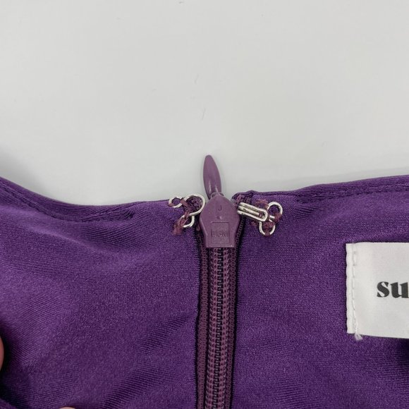 REVOLVE Superdown Kira Ruched Mini Skirt Purple Womens - Picture 10 of 11